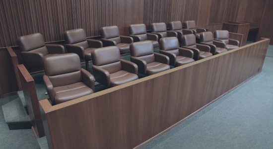 Picture of a jury box